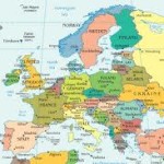 un mapa de europa