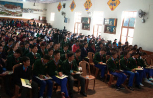 los participantes en la Conferencia de Estudiantes tibetano en Dharamsala