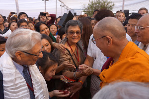 Miembros del público que escuchan a Su Santidad el Dalai Lama durante la inauguración del seminario Foto/Lobsang Tsering/OHHDL