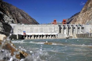 La central hidroeléctrica de Zangmu. Este es el proyecto hidroeléctrico más grande del Tíbet, a más de 3.300 metros sobre el nivel del mar