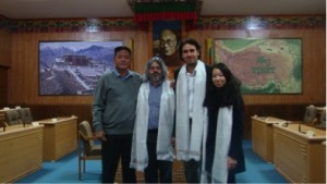 Reunión con Penpa Tsering, presidente del Parlamento Tibetano en el Exilio