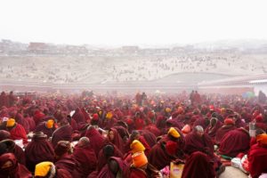 Monges do Langru Gar Instituto budista