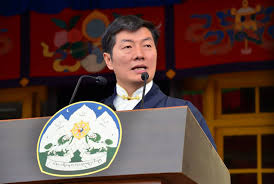 Dr. Lobsang Sangay, jefe de la Administración Central Tibetana