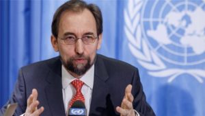 Comisionado para los Derechos Humanos, Zeid Ra'ad Al Hussein 